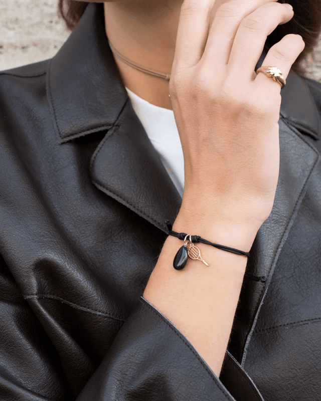 Charm Goccia Giada Black - cb-cn 64